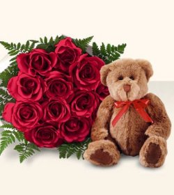 9 adet g�l ve oyuncak Ankara �ankaya K�z�lay Al��veri� Merkezi AVM �i�ek �i�ek�i , �i�ek�ilik 