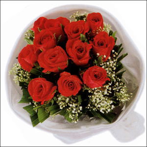 10 adet kirmizi g�l buketi  Ankara �ankaya Ankamall AVM �i�ek�i telefonlar�