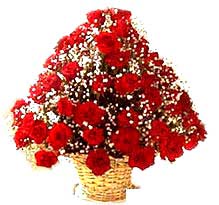 41 adet kirmizi g�l sepette  Ankara �ankaya K�z�lay Al��veri� Merkezi AVM �i�ek �i�ek�i , �i�ek�ilik 