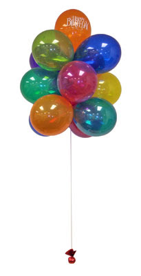 Panora AVM Ankara �i�ek g�nderme Sevdiklerinize 17 adet u�an balon demeti yollayin.