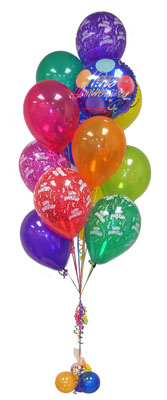 Ankara �ankaya Taurus AVM �i�ek�iler �i�ek sat��� Sevdiklerinize 17 adet u�an balon demeti yollayin.