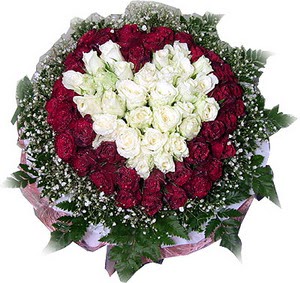 Ankara G�lba�� �ar�� AVM �i�ek ma�azas� , �i�ek�i adresleri 27 adet kirmizi ve beyaz g�l sepet i�inde