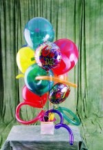 Ankara Armada AVM g�venli kaliteli h�zl� �i�ek karisik g�r�nt�de renkli u�an balon buketi