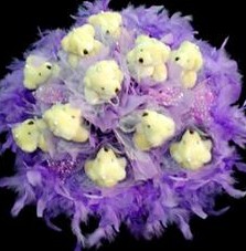 11 adet pelus ayicik buketi Ankara �ankaya K�z�lay Al��veri� Merkezi AVM �i�ek �i�ek�i , �i�ek�ilik 