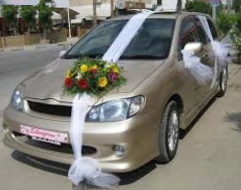 Ankara Etlik Antares Al��veri� merkezi AVM �i�ek yolla sade gelin arabas� s�slemesi