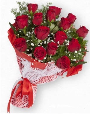 15 adet k�rm�z� g�lden k�z isteme buketi Panora AVM Ankara �i�ek g�nderme