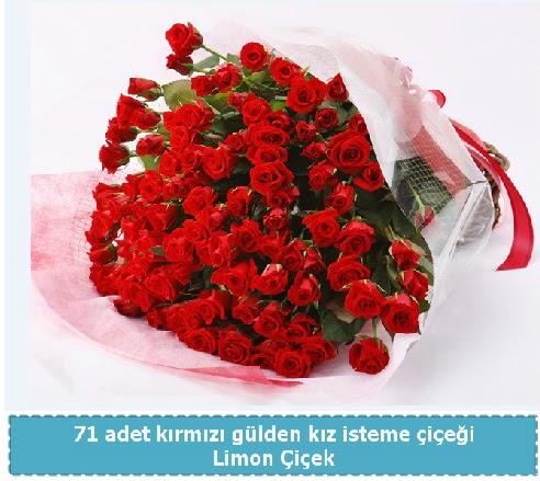 41 adet k�rm�z� g�l k�z isteme buketi Ankara �ankaya Ankamall AVM �i�ek�i telefonlar�