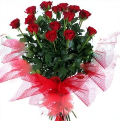 15 adet k�rm�z� g�l buketi Ankara Yenimahalle Podium AVM  cicek , cicekci 