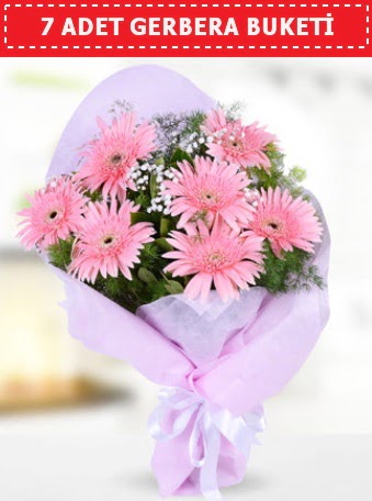 Pembe Gerbera Buketi Ankara �ankaya K�z�lay Al��veri� Merkezi AVM �i�ek �i�ek�i , �i�ek�ilik 