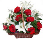 sepette g�l ve kazablankalar  Ankara �ankaya Panora AVM �i�ek�i ma�azas�