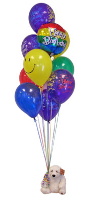 Ankara �ankaya Ankamall AVM �i�ek�i telefonlar� Sevdiklerinize 17 adet u�an balon demeti yollayin.
