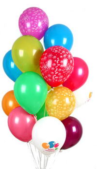 Ankara Ke�i�ren Forum Outlet AVM �i�ek�i �i�ek sipari�i 30 adet u�an balon buketi demeti renkli