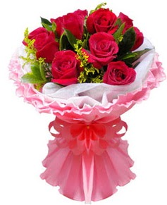 11 adet k�rm�z� g�l buketi Ankara FTZ Al��veri� merkezi AVM �i�ek�iler �i�ek g�nder