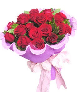 12 adet k�rm�z� g�lden g�rsel buket Ankara �ankaya Panora AVM �i�ek�i ma�azas�