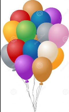 20 adet kar���k renkli u�an balon sipari�i