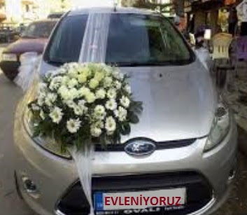 Ankara �ankaya Karum i� ve al��veri� merkezi AVM ucuz �i�ek g�nder Gelin arabas� s�slemesi