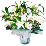 Ankara �ankaya Panora AVM �i�ek�i ma�azas� Kazablanka ve gerbera demeti