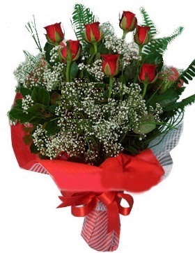 7 k�rm�z� g�l buketi Ankara Eryaman G�ksu AVM �i�ek servisi , �i�ek�i adresleri