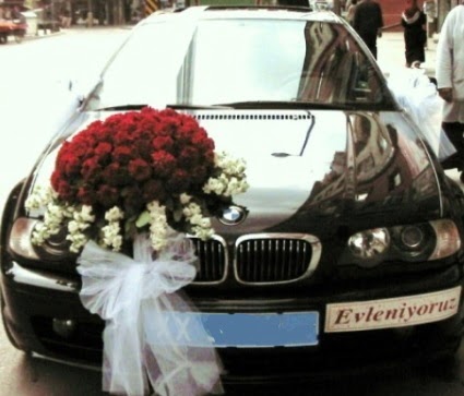G�rsel gelin arabas� s�slemesi Ankara G�lba�� �ar�� AVM �i�ek ma�azas� , �i�ek�i adresleri