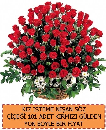 101 G�ll� s�z ni�an k�z isteme �i�e�i Ankara �ankaya Taurus AVM �i�ek�iler �i�ek sat���