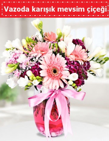 Vazoda kar���k mevsim �i�e�i Ankara �ankaya K�z�lay Al��veri� Merkezi AVM �i�ek �i�ek�i , �i�ek�ilik 