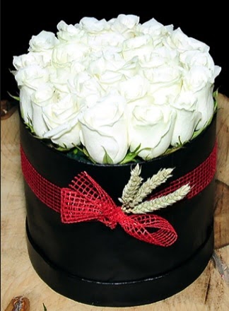 �zel kutuda 27 adet beyaz g�l Ankara Yenimahalle Acity Premium Outlet AVM cicekciler , cicek siparisi